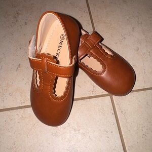 Brown Leather Baby Shoes